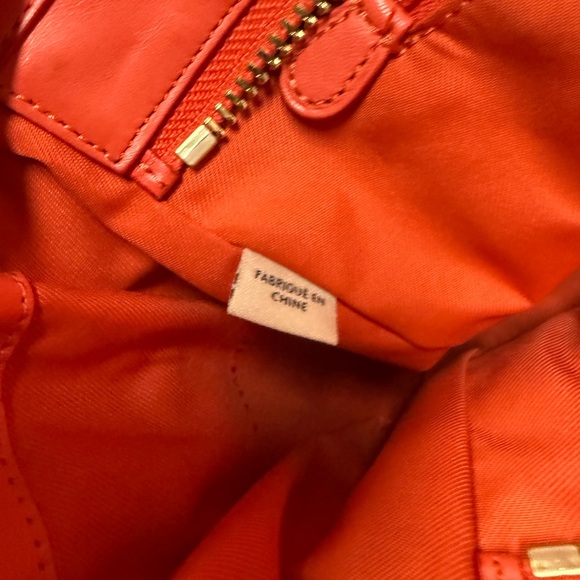 Coach Orange Leather Satchel - Picture 7 of 10